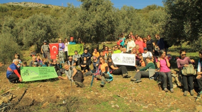 Olympos ailesi Belevi – Şirince parkurunda yürüdü
