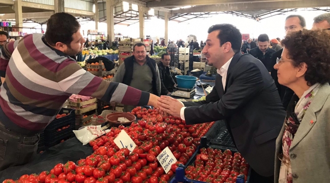 CHP’li Başevirgen, Ahmetli’de partisinin adayı Eryürek için destek istedi