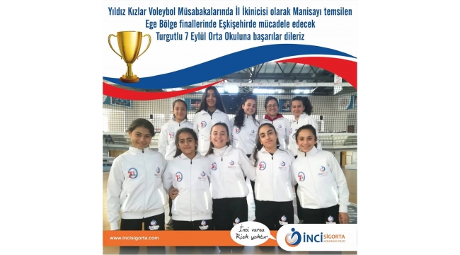 İnci Sigorta, Turgutlu 7 Eylül Ortaokuluna sponsor oldu