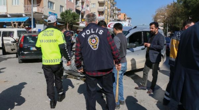 Kadın polisi darp edip, yakalandığında kopan saçları elinden çıktı