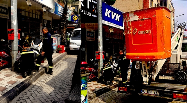 Yanmayan sokak lambaları onarıldı