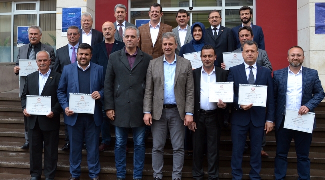 Cumhur İttifakı meclis üyeleri mazbatalarını aldı