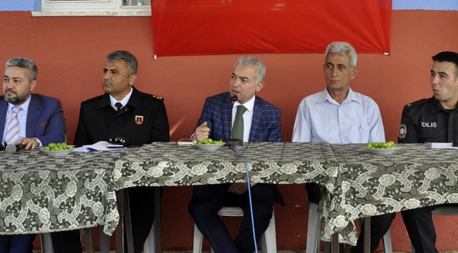 Güvenlik ve halk toplantıları Dalbahçe'de yapıldı