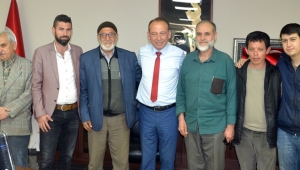 Saadet Partisi, Başkan Akın’ı ziyaret etti