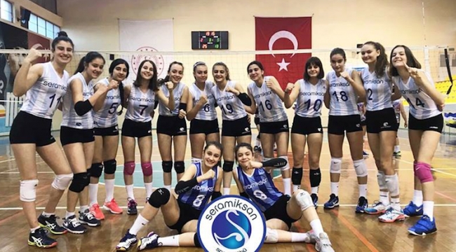 Seramiksan'ın küçük kızları şampiyonluk hedefinde