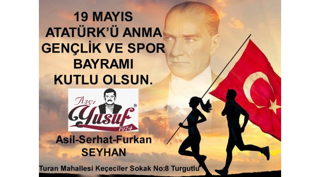Aşçı Yusuf'tan 19 Mayıs mesajı