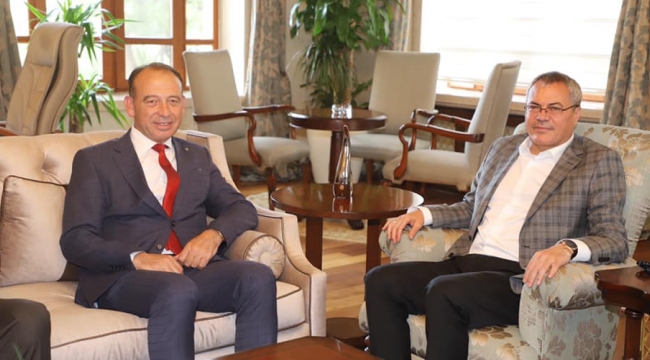 Başkan Akın'dan Vali Deniz'e ziyaret