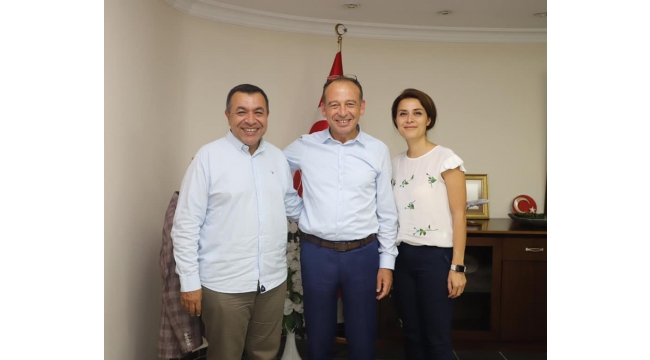 Eski Başkan Orhan'dan, Başkan Akın'a ziyaret