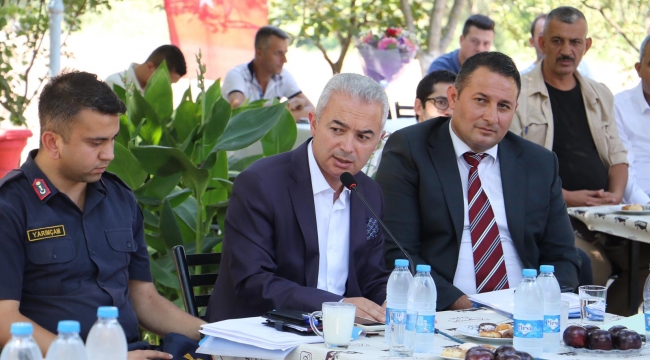 Halk ve güvenlik toplantıları Urganlı Yeniköy'de yapıldı