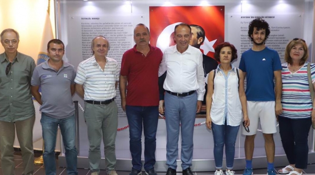 TURÇEP Heyetinden, Belediye Başkanı Çetin Akın’a ziyaret