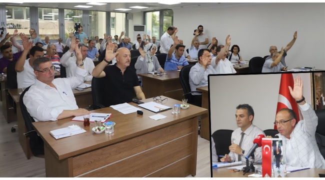 Belediye meclisi salı günü 6 maddeyi görüşecek