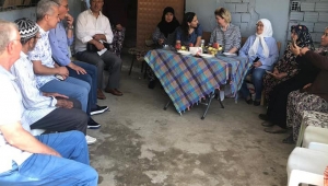 Bozkır Muhtarı Yılmaz, Vali Deniz ve Kaymakam Turan'ı ağırladı