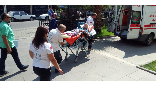 Felçli hükümlü, ambulansla adliyeye götürüldü