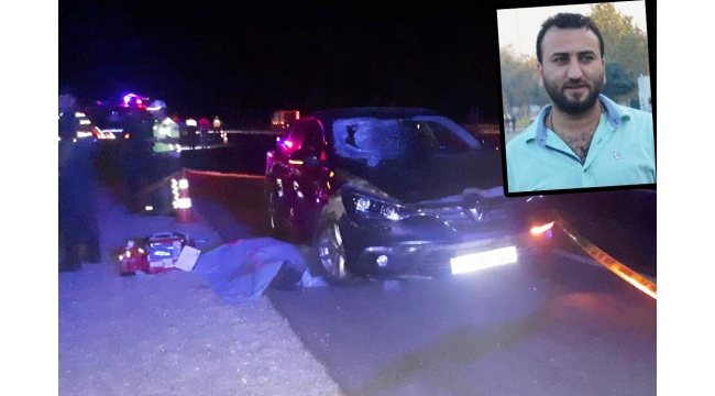 Yolun karşısına geçmek isterken canından oldu