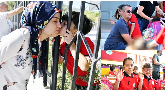 Eğitim öğretim yılı açılışı film ve dizi setlerini aratmadı