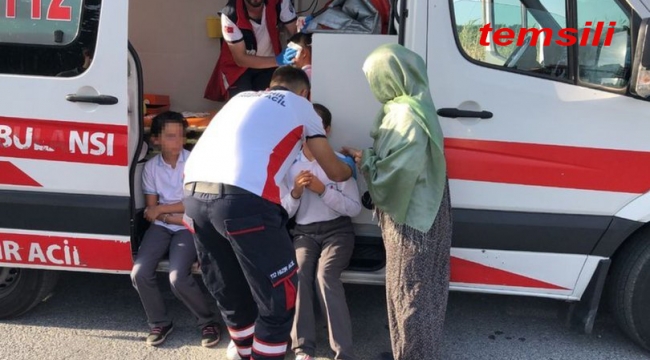 Öğrenci servisi kaza yaptı: 12 yaralı