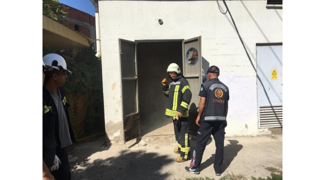 Trafo yangını paniğe neden oldu
