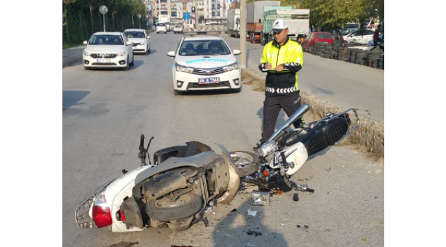 Ağır yaralı motosiklet sürücüsü kurtarılamadı