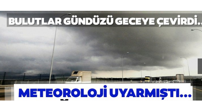 Beklenen yağış başladı