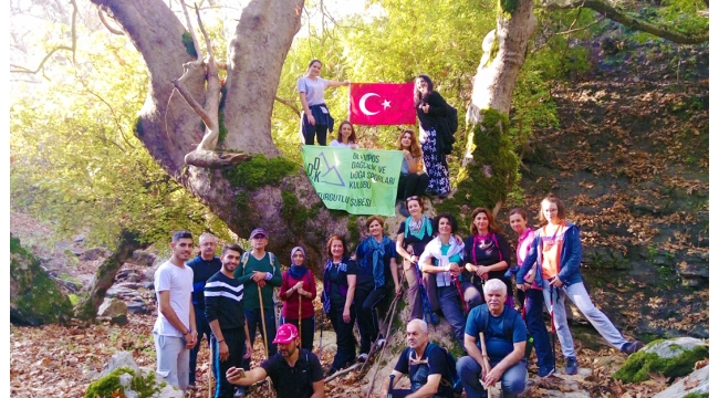 Olympos dağcıları Bağyurdu – Zeybekpınarı parkurunu yürüdü