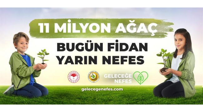 11 Kasım 11.11'de Haydi Turgutlu fidan dikmeye!
