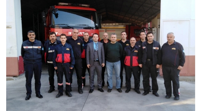 Büyükşehir İtfaiye’den Turgutlu Amirliği’ne ziyaret