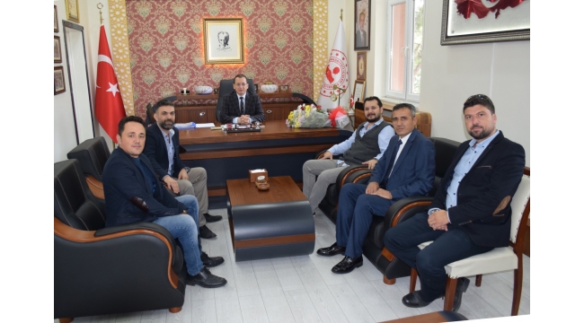 Kaymakam Yılmaz, Bilişim ve İnovasyon Girişimcileri Derneğini ağırladı