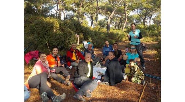 Olympos dağcıları Kozbeyli - Yeni Foça parkurundaydı