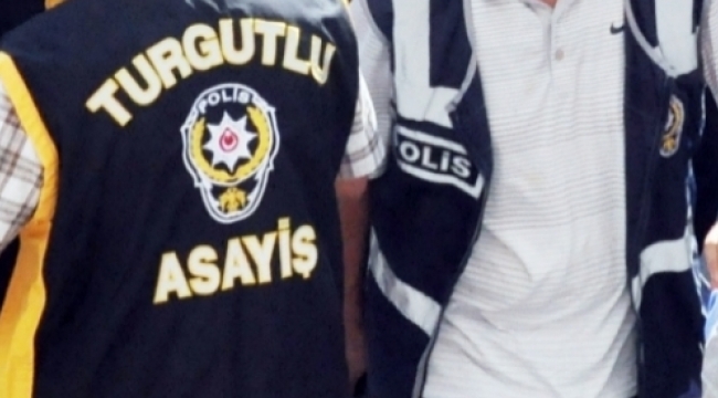 Turgutlu'da aranan şüphelilere operasyon 10 gözaltı