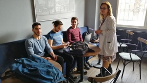 Üniversiteli öğrenciler organ bağış etkinliğine katıldı