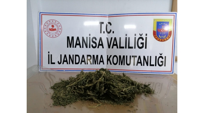 Jandarmadan, araçtan esrar dolu poşeti atan şüphelilere gözaltı