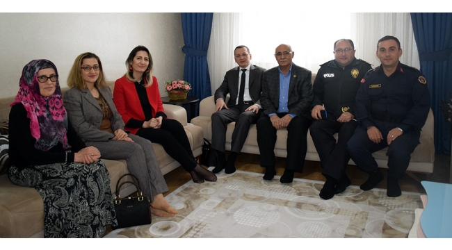 Kaymakam Yılmaz’dan şehit Sefer Yıldız’ın ailesine ziyaret