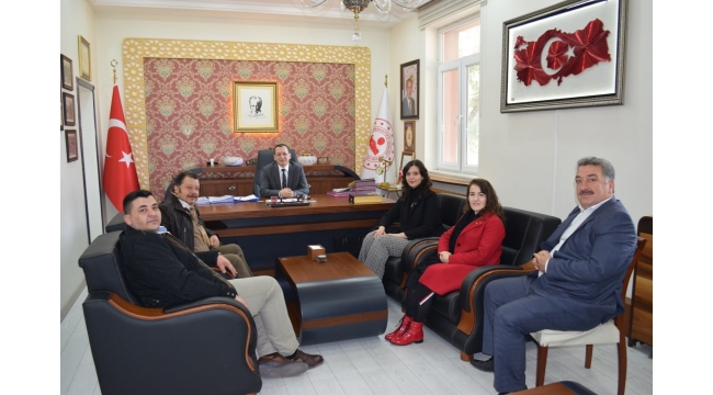 Mimarlar Odası yönetiminden Kaymakam Yılmaz'a ziyaret
