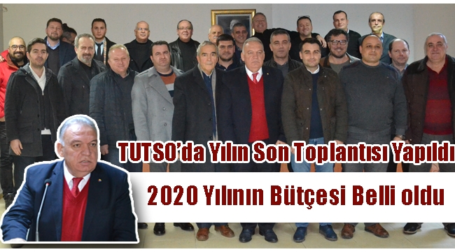 TUTSO'da yılın son toplantısı yapıldı