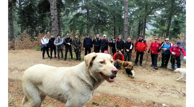 Zirve dağcıları, Ören Şelaleleri parkurundaydı