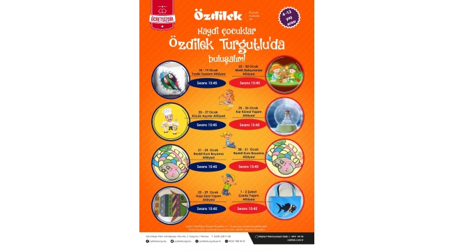 Özdilek'te yaryıl tatil eğlencesi