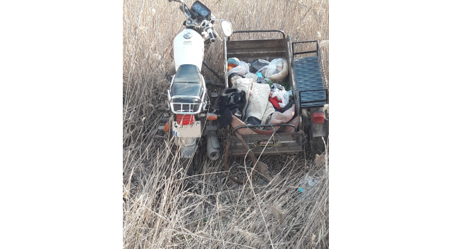 Sepetli Motosiklet ile tarlaya uçtular: 4’ü çocuk 6 yaralı