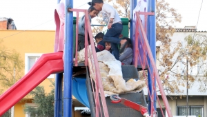 Soğuk onlara engel değil (VİDEO)