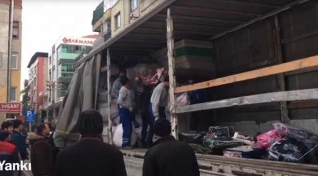 Turgutlu 30 saatte 2 TIR yardım malzemesi topladı VİDEO