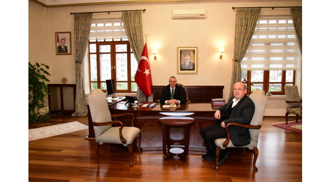 Bilgehan Demirdöver'den Vali Deniz'e ziyaret