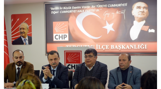 CHP İl Başkanı Balaban Turgutlu'da destek istedi