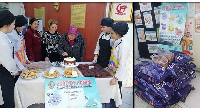 Kermesin tüm geliri sokak hayvanlarına