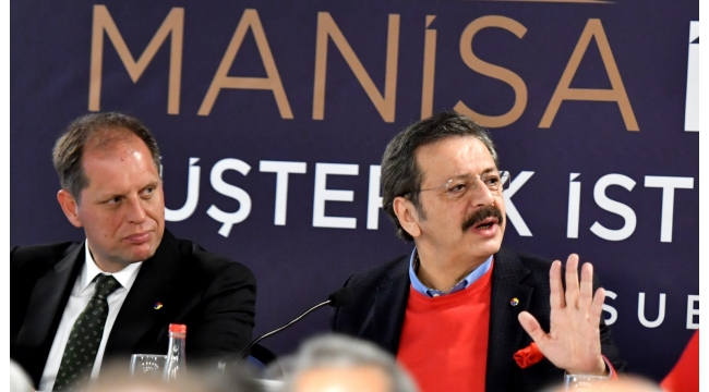 TOBB Başkanı Hisarcıklıoğlu Manisa'da sanayicilerle buluştu