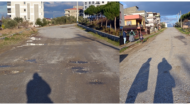 Vatandaşlar, köstebek yuvasına dönen yolların yapılmasını istiyor