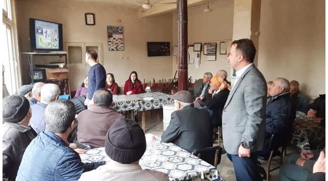 Yukarı Bozkır sakinlerine İlçe Tarım'dan meyvecilik semineri