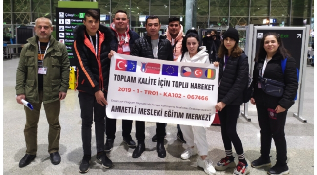 Ahmetli Mesleki Eğitim'den Bükreş ve Prag'a staj gezileri