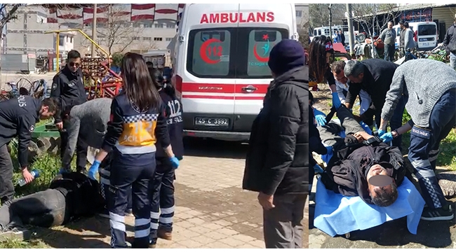 Alkol komasına giren şahıs hastaneye kaldırıldı
