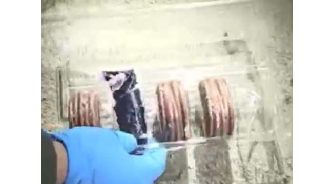 Bisküvi paketi içine gizlenmiş uyuşturucu yakalandı
