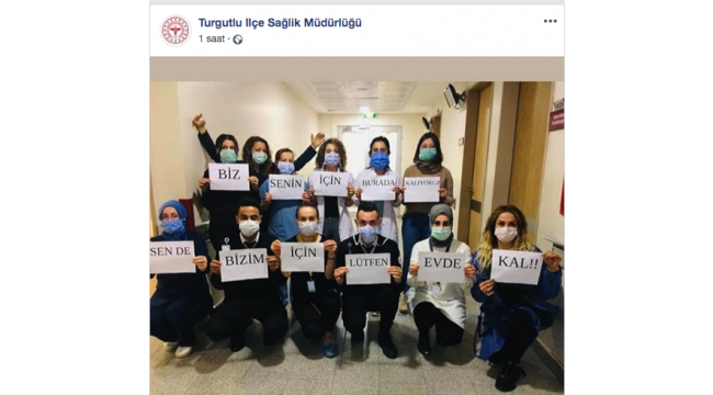 İlçe Sağlık Müdürlüğünden uyarı: 'Evde kal'