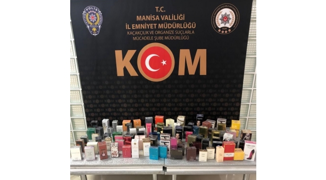 Kaçak parfüm satan kişi gözaltına alındı